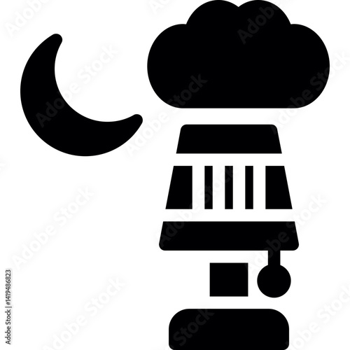 Bedtime Routine Checklist Glyph Icon