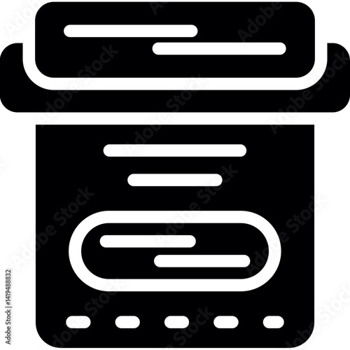 Box Office Glyph Icon