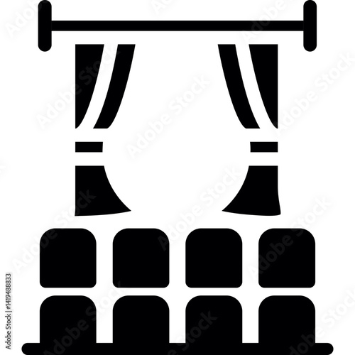 Film Festival Glyph Icon