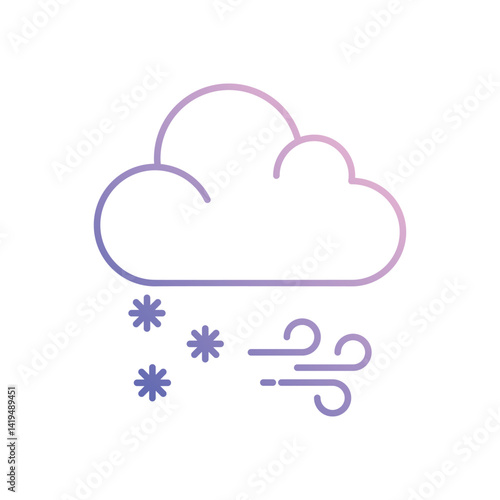 Blizzard Vector icon
