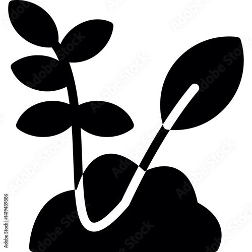 Seedlings Glyph Icon