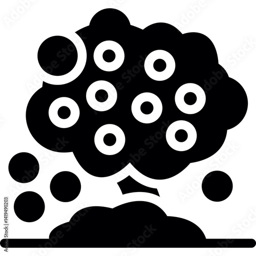 Orchard Glyph Icon