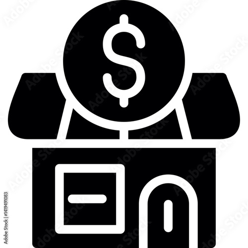 Pawn Shop Glyph Icon