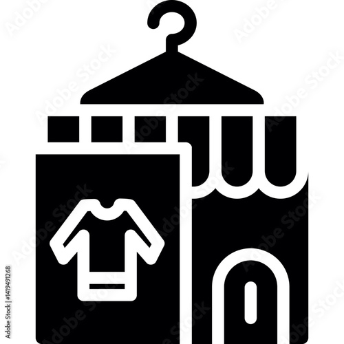 Secondhand Store Glyph Icon
