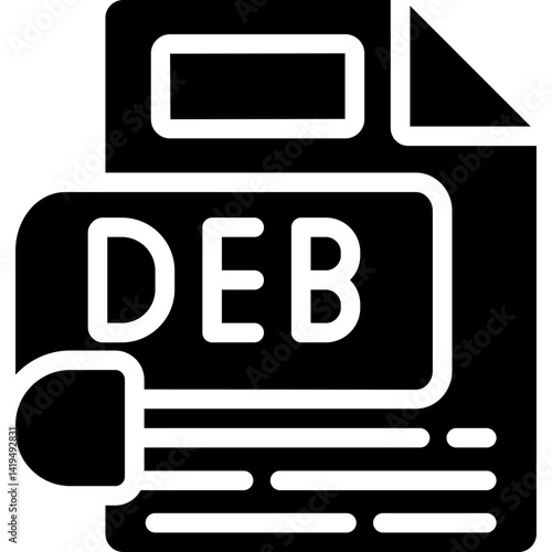 DEB Glyph Icon