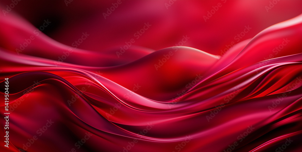 vibrant red fabric flows gracefully, creating sense of movement and depth. smooth texture and rich color evoke feelings of elegance and passion vibrant red fabric flows gracefully, creating sense of movement and depth. smooth texture and rich color evoke feelings of elegance and passion