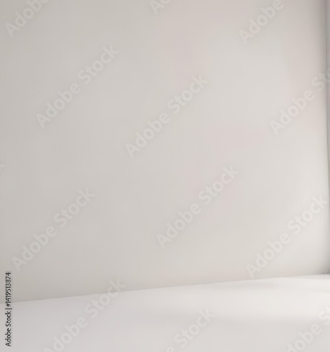 Wallpaper Mural Creamy white backdrop, barely visible shadows, smooth surface ,  subtle,  airy Torontodigital.ca