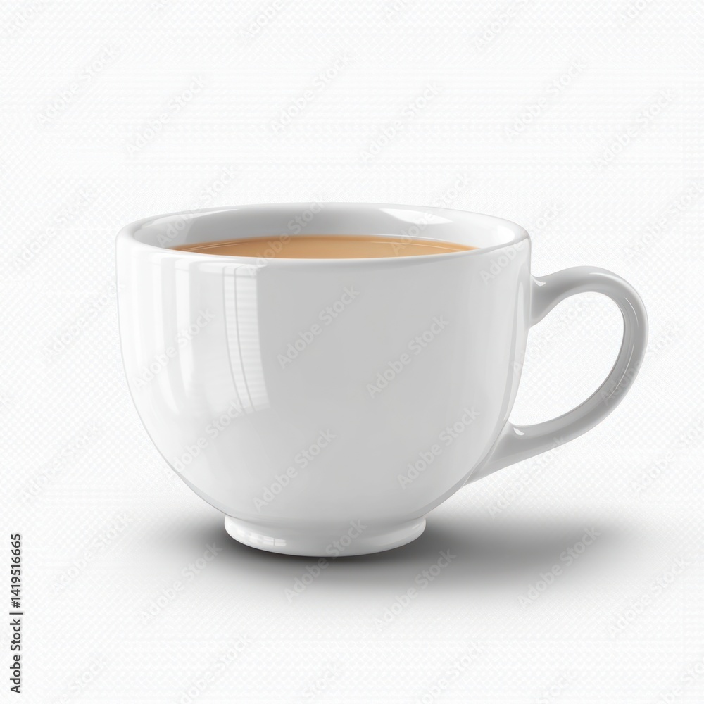 Tea cup with handle mockup PNG transparent Tea cup with handle mockup PNG transparent