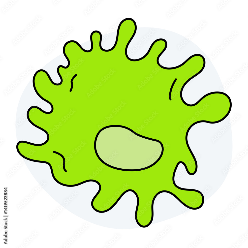 Dendritic Antigen Cell Icon. Antigen-Presenting Cell in Immunology Dendritic Antigen Cell Icon. Antigen-Presenting Cell in Immunology