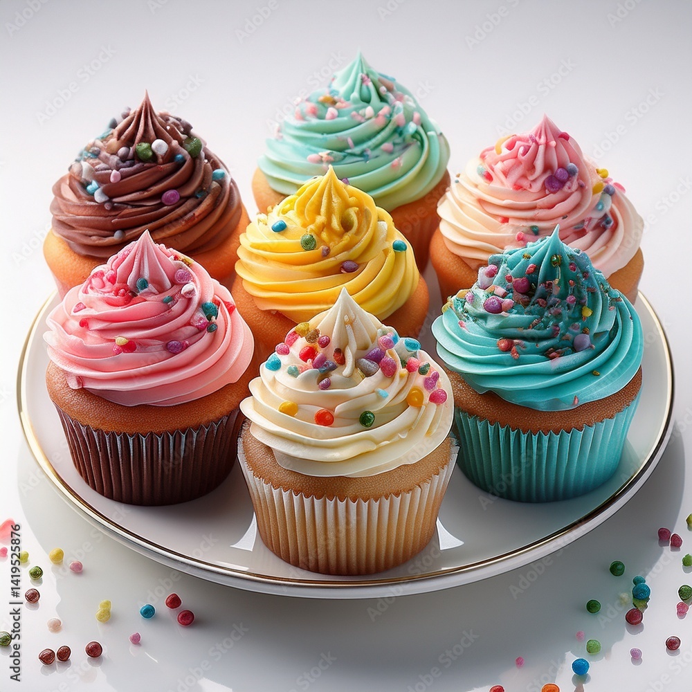 Bunte Cupcakes Bunte Cupcakes