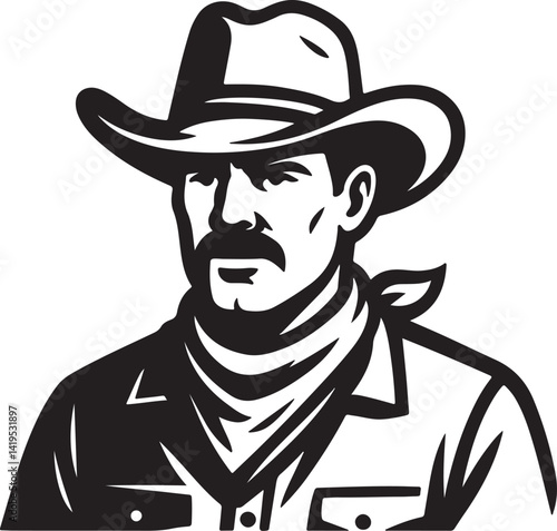 cowboy with a hat