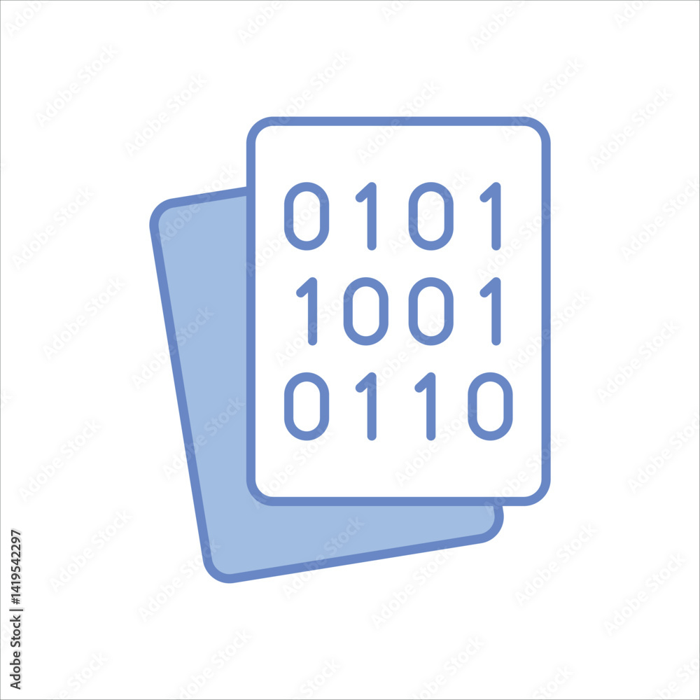 Binary Vector icon Binary Vector icon