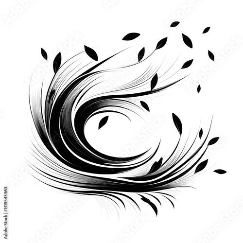 black and white abstract background