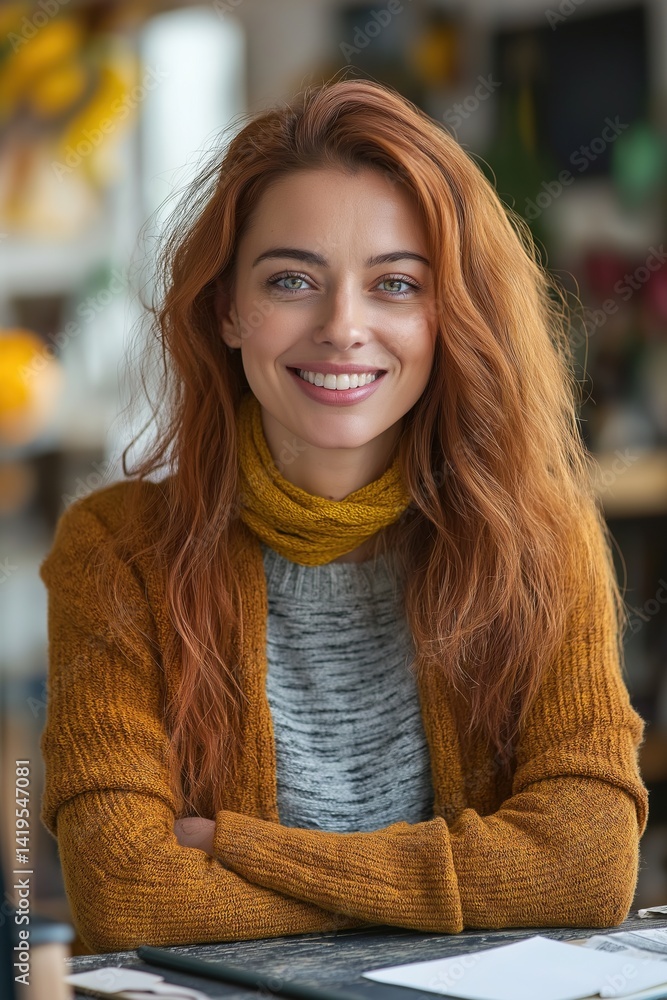 Woman Hosting Virtual Presentation or Webinar Online