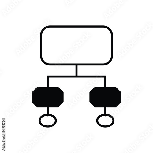 Cloud Sync Vector icon