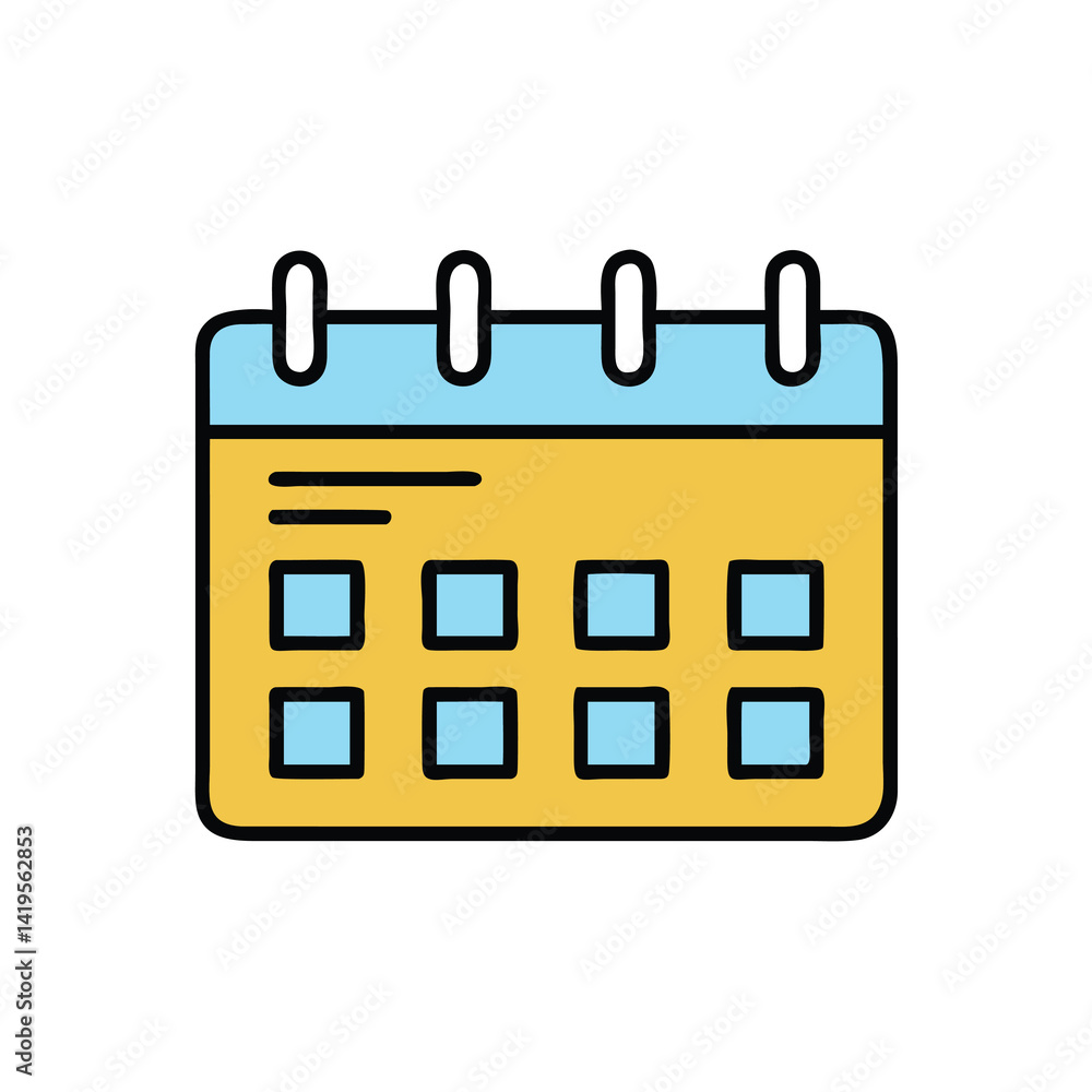 blank calendar on white background blank calendar on white background