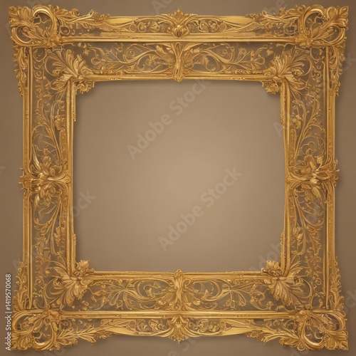 gold picture frame, antique gold frame, antique gold picture frame