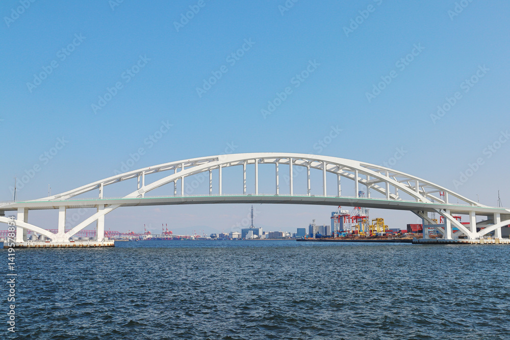 Naklejka premium 夢舞大橋