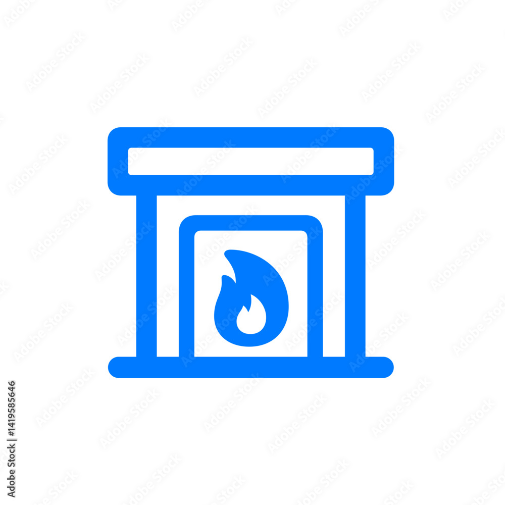 Fireplace Icon Fireplace Icon