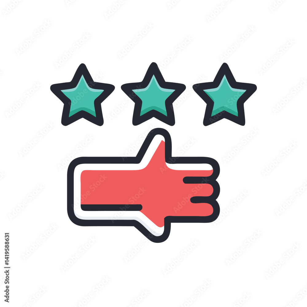 feedback rating on white background feedback rating on white background