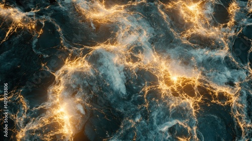 Abstract illustration of flowing, ethereal energy.