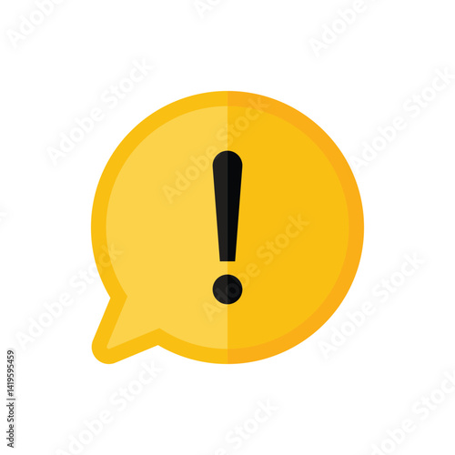Caution alarm, danger sign collection, attention vector icon, yellow, red and black fatal error message element, exclamation mark of warning attention icon