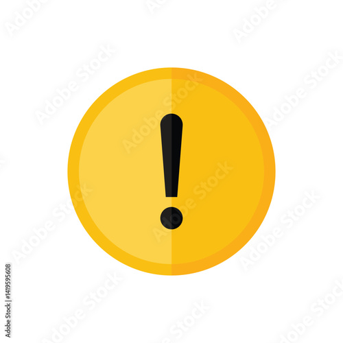 Caution alarm, danger sign collection, attention vector icon, yellow, red and black fatal error message element, exclamation mark of warning attention icon