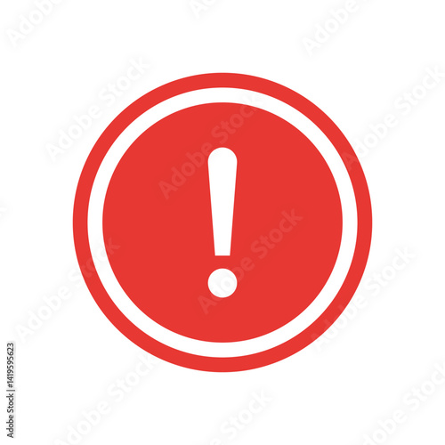 Caution alarm, danger sign collection, attention vector icon, yellow, red and black fatal error message element, exclamation mark of warning attention icon