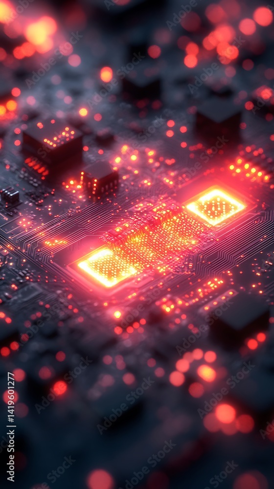 Tech Circuit Board Phone Wallpaper Glowing Red Lights & Intricate Microchip Patterns | Vertical 4K Design
Tech Circuit Board Phone Wallpaper Glowing Red Lights & Intricate Microchip Patterns | Vertical 4K Design