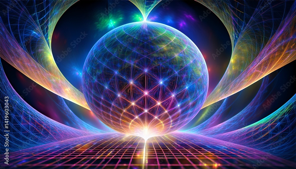 Obraz premium abstract fractal background