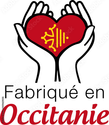 Logo fabriqué en Occitanie, produits de nos régions