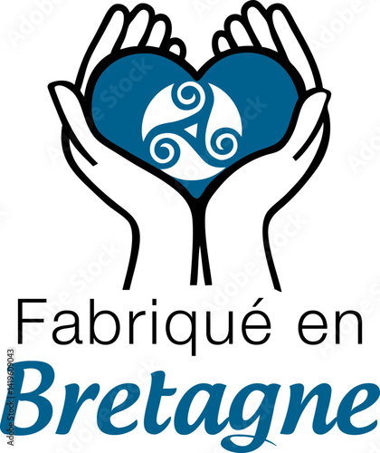 Logo fabriqué en Bretagne, produits de nos régions