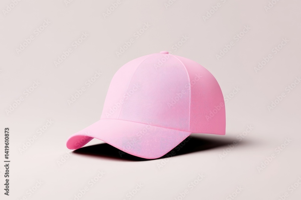 Fototapeta premium Pink baseball cap