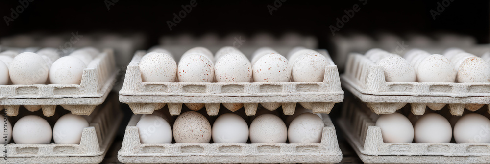 Background lots of hen eggs in cardboard pallet stands ready for export or import. Background lots of hen eggs in cardboard pallet stands ready for export or import.