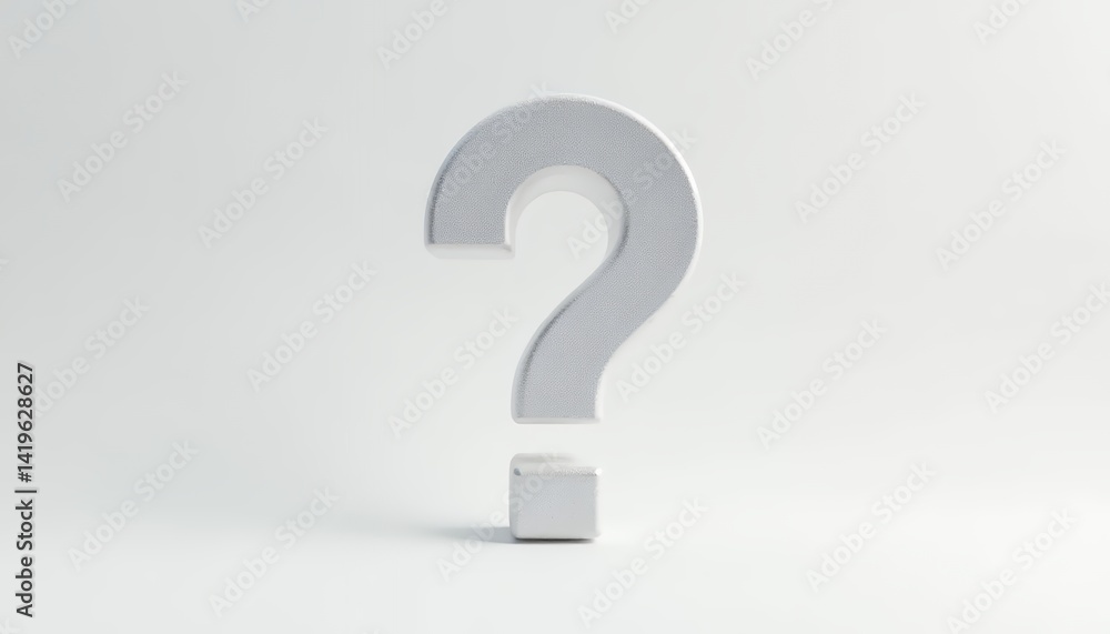 Question-Mark-Symbol-White-Background-3D-Rendering Question-Mark-Symbol-White-Background-3D-Rendering