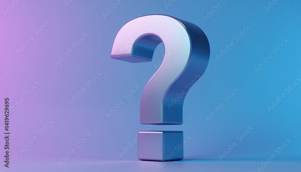 Question_Mark_Symbol_3D_Render_Neon_Background Question_Mark_Symbol_3D_Render_Neon_Background