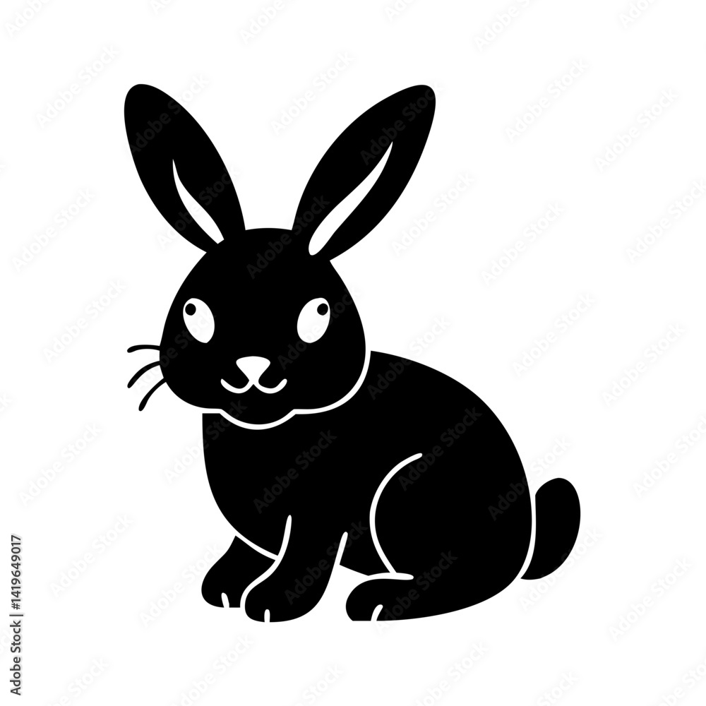rabbit icon, rabbit silhouette vector illustration-simple silhouette illustration of rabbit, perfect for rabbit logos and icons rabbit icon, rabbit silhouette vector illustration-simple silhouette illustration of rabbit, perfect for rabbit logos and icons