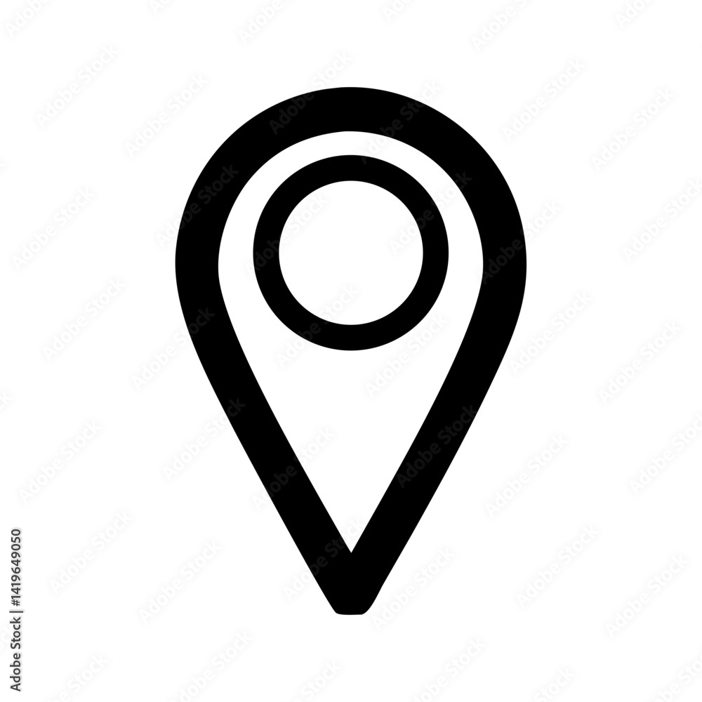 Location pin icon vector map pointer symbol gps navigation marker sign address destination place 90 Location pin icon vector map pointer symbol gps navigation marker sign address destination place 90