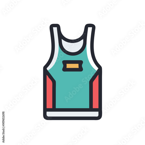 tank top on white background
