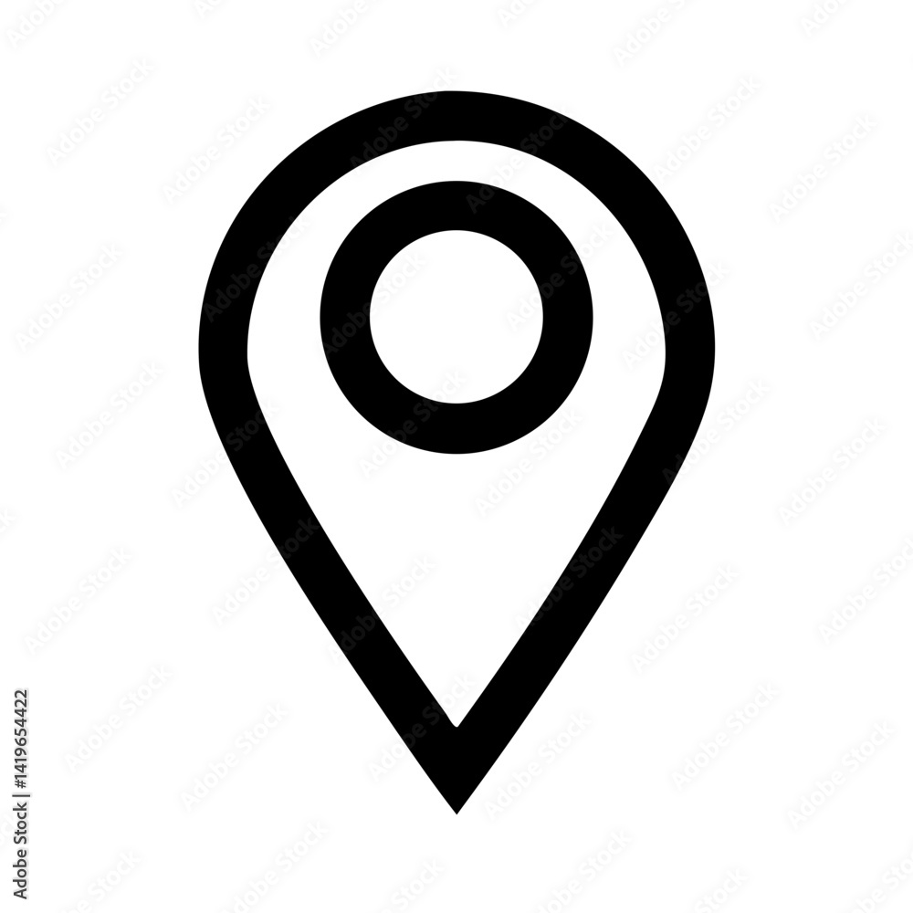 Location pin map marker pointer gps navigation travel destination position symbol icon graphic vector Location pin map marker pointer gps navigation travel destination position symbol icon graphic vector
