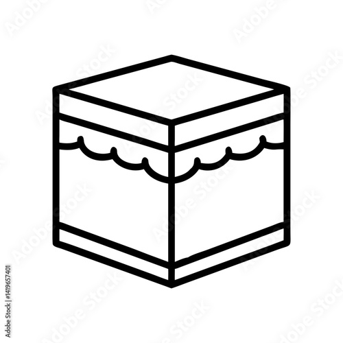 Vector illustration of kaaba mecca saudi arabia islam muslim pilgrimage hajj eid al adha mubarak