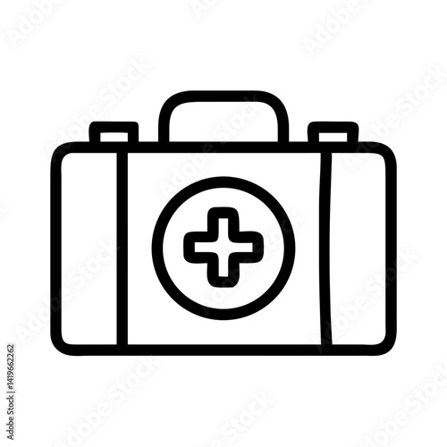 First aid kit medical healthcare emergency box health hospital doctor medicine treatment bag help
