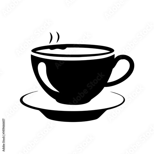 espresso cup icon, espresso cup silhouette vector illustration-simple silhouette illustration of espresso cup, perfect for espresso cup logos and icons