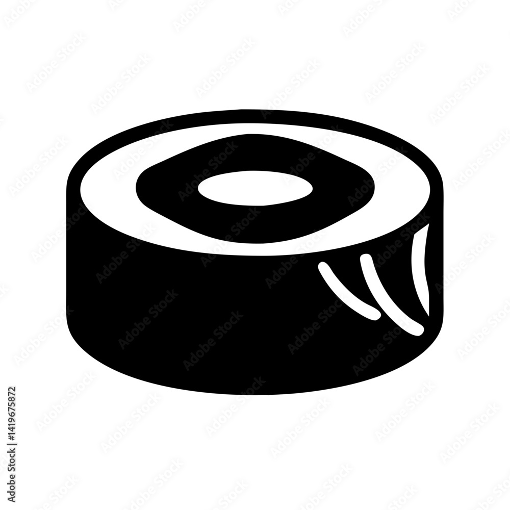 sushi roll icon, sushi roll silhouette vector illustration-simple silhouette illustration of sushi roll, perfect for sushi roll logos and icons sushi roll icon, sushi roll silhouette vector illustration-simple silhouette illustration of sushi roll, perfect for sushi roll logos and icons
