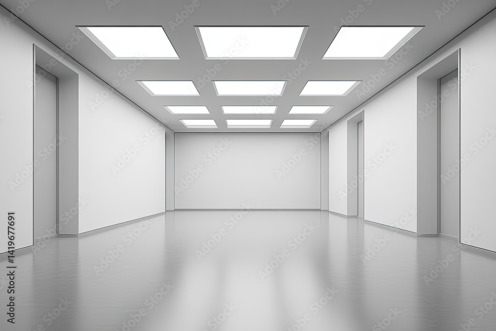 Fototapeta premium Empty modern space