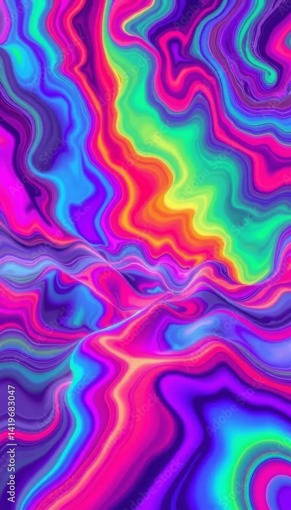 Obraz premium abstract psychedelic colorful wallpaper/ background