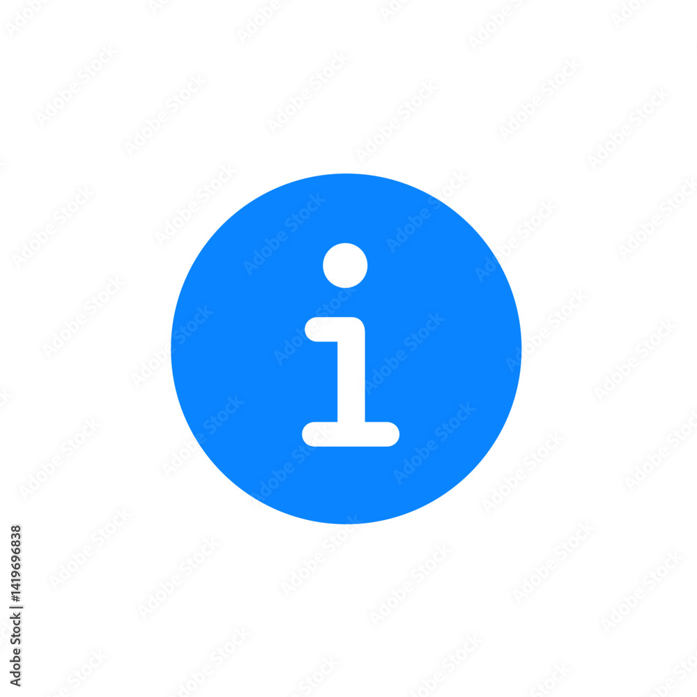 Filled Information Circle Icon Filled Information Circle Icon