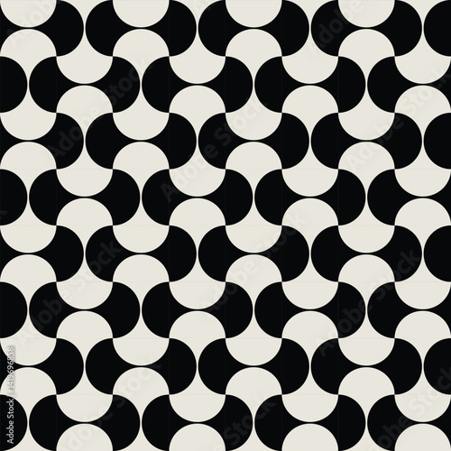 Mid century modern pattern vector. Repeated and decorative design that can be used for packaging, decorating, interior design, wallpapers, and more.