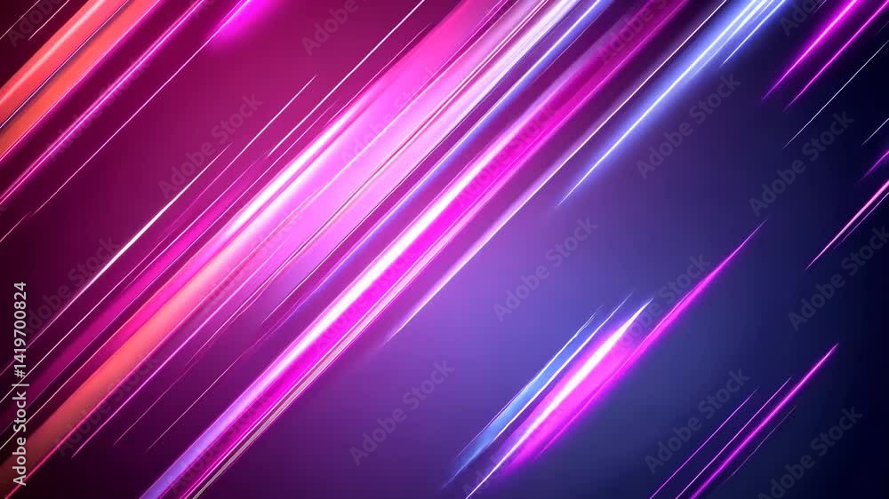 Schnelle Neonfarbene Diagonale Linienanimation Hintergrund Schnelle Neonfarbene Diagonale Linienanimation Hintergrund