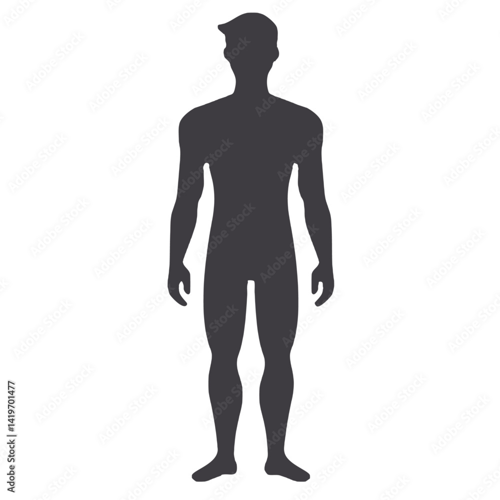 silhouette of a man silhouette of a man